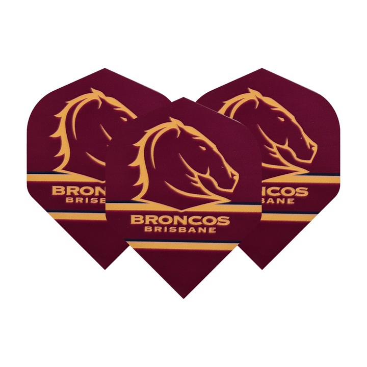 NRL Official NRL Brisbane Broncos Standard Dart Flights Brisbane Broncos Flights