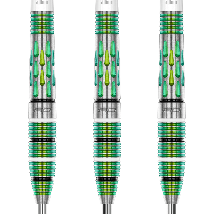Red Dragon Artura 2 Green - 90% Tungsten Steel Tip Darts Darts