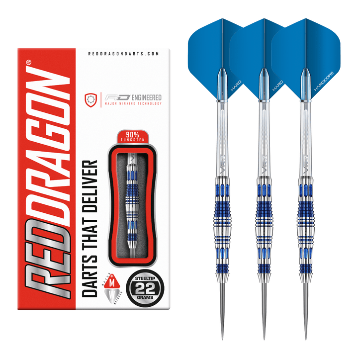Red Dragon Galactics - 90% Tungsten Steel Tip Darts 22 Grams Darts