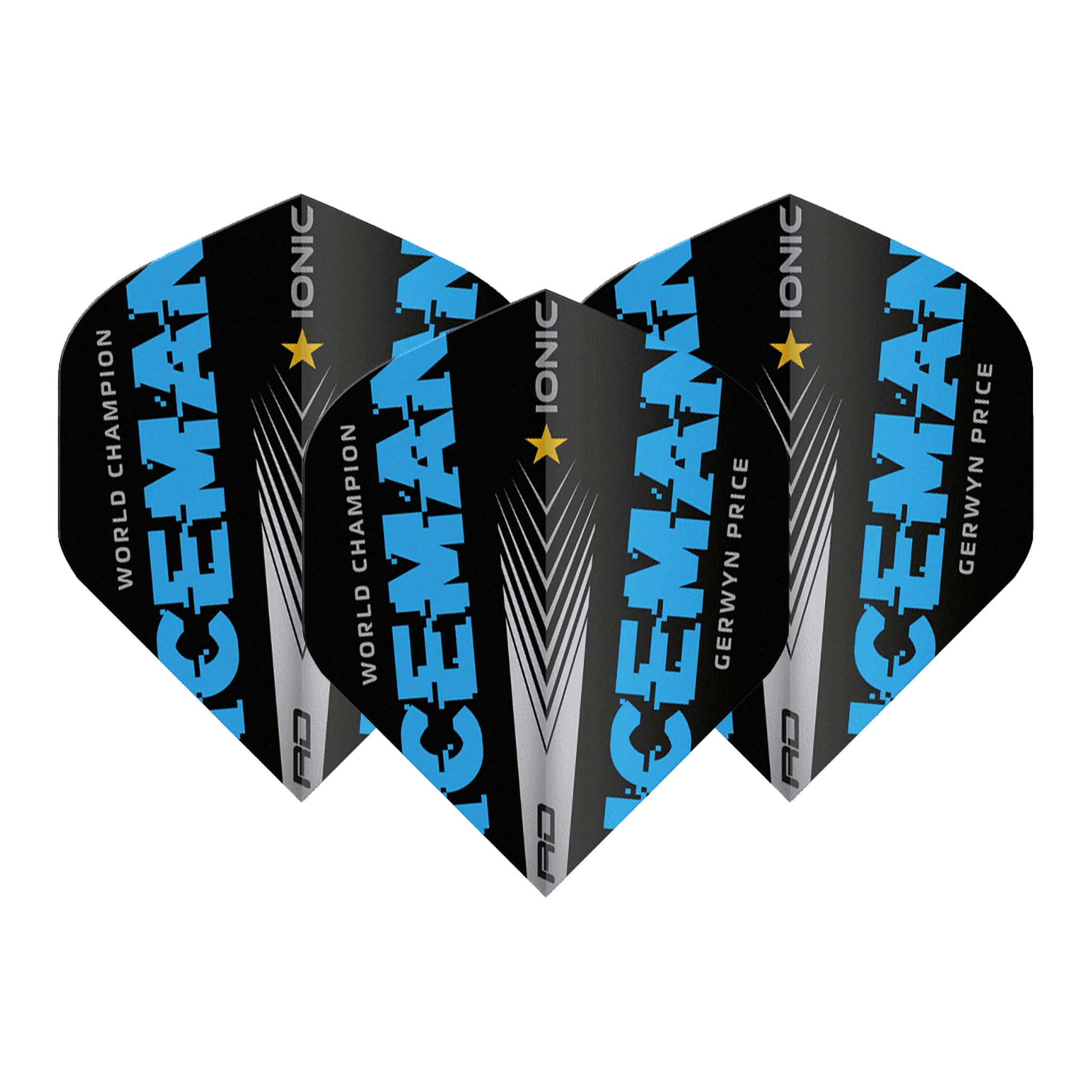 Red Dragon Gerwyn Price Ionic Iceman Flights Standard / Blue Flights