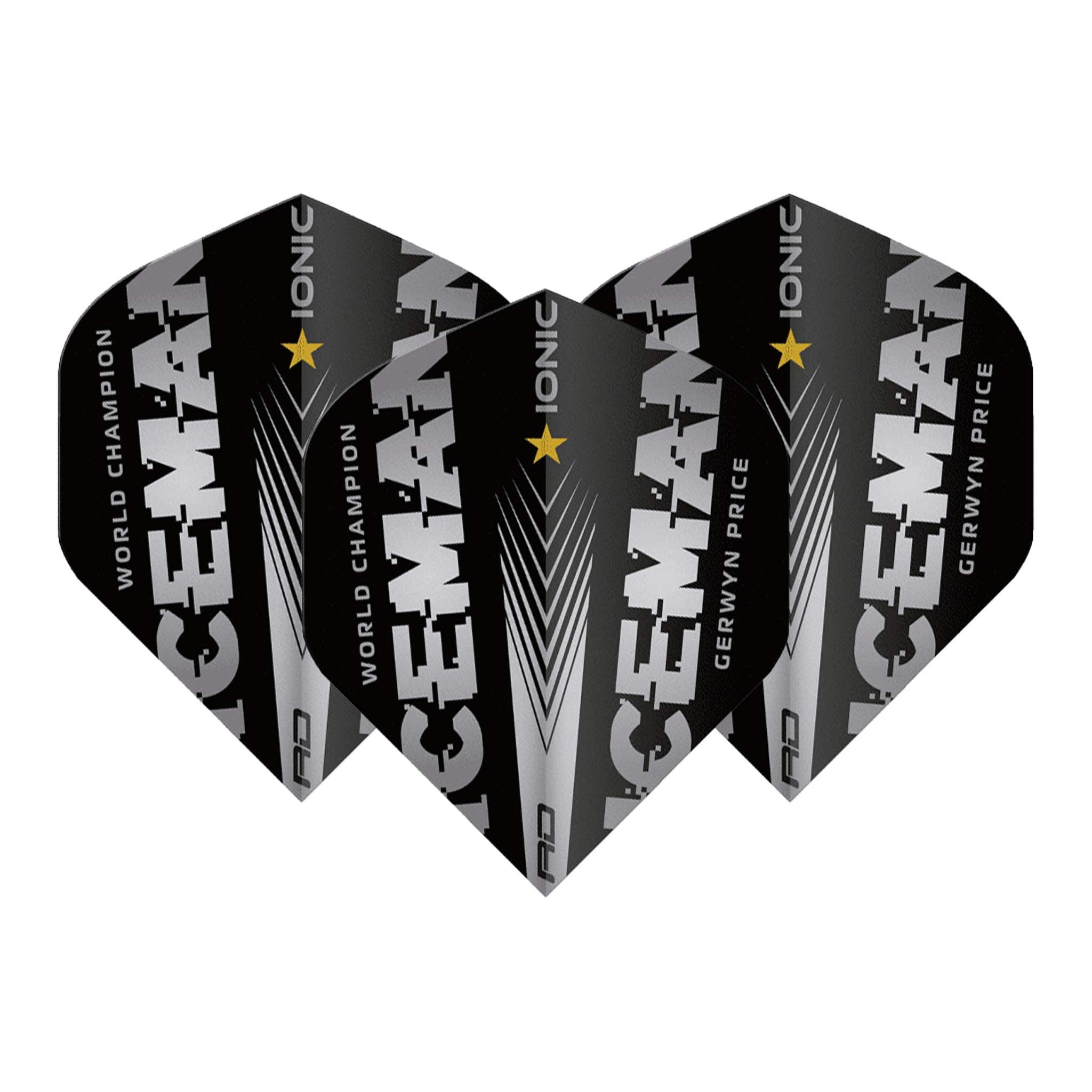Red Dragon Gerwyn Price Ionic Iceman Flights Standard / Silver Flights