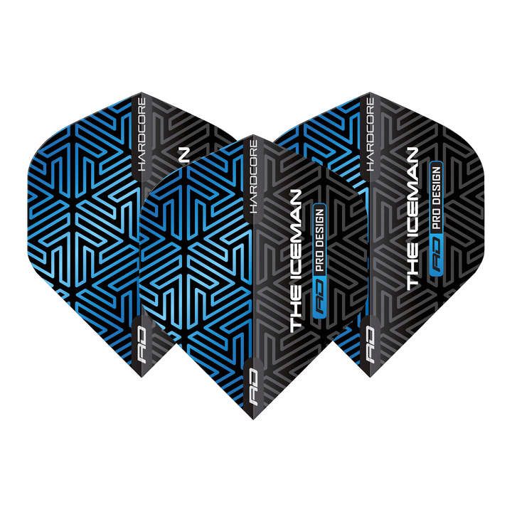Red Dragon Gerwyn Price Pro Design - Hardcore Dart Flights Standard / Black Flights