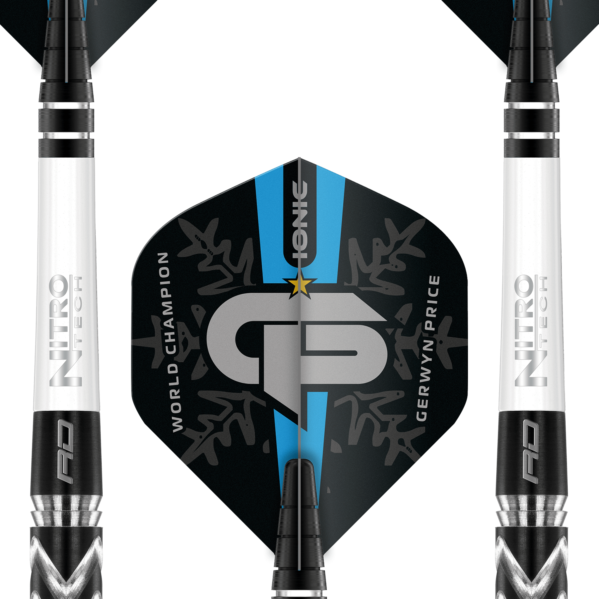 Red Dragon Gerwyn Price World Champion Special Edition Steel Tip Darts - 90% Tungsten - 24 Grams Darts