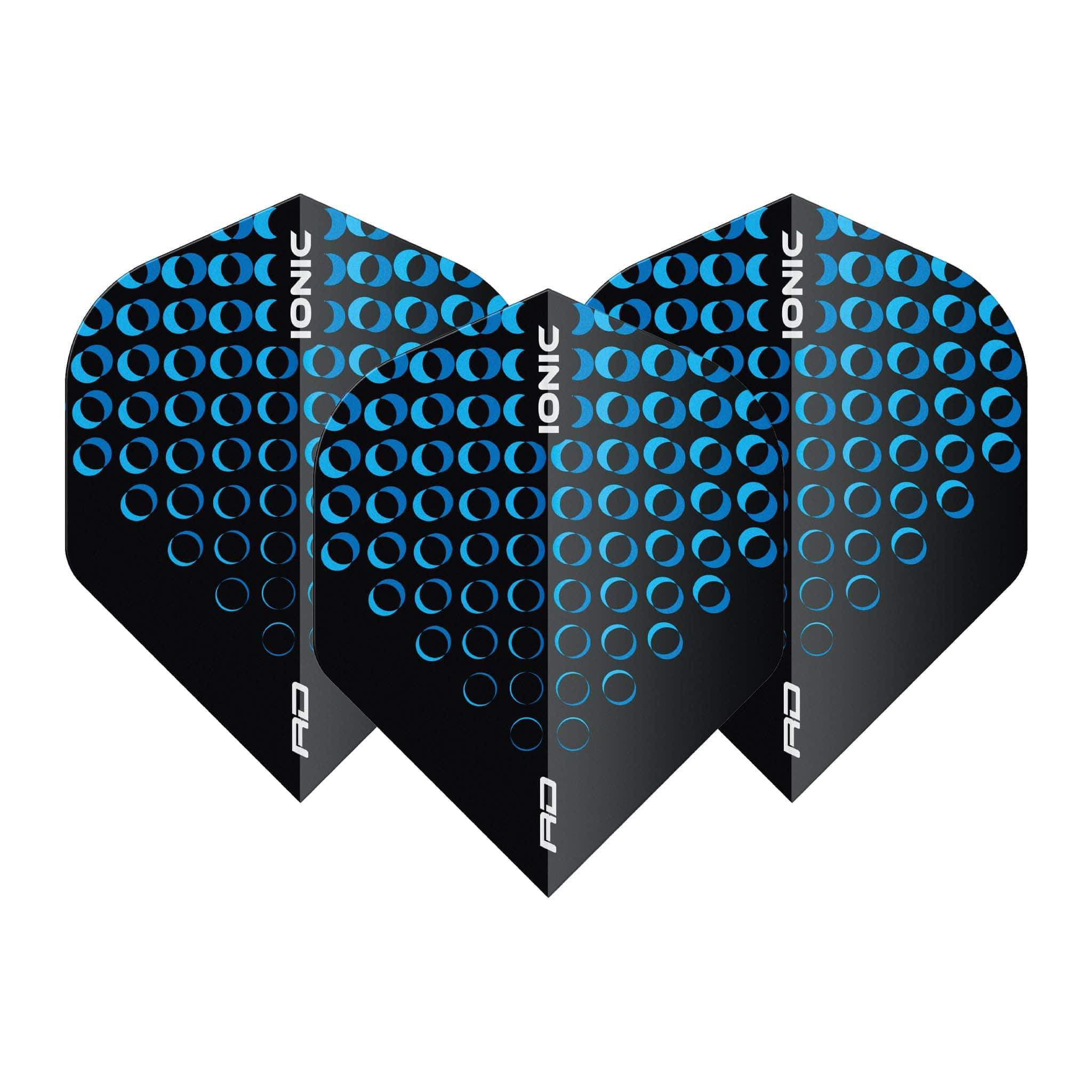 Red Dragon Hardcore Ionic Circles Dart Flights Blue / Standard Flights