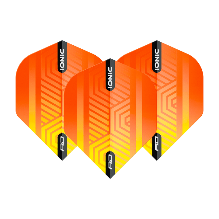 Red Dragon Hardcore Ionic Standard Dart Flights Orange Flights