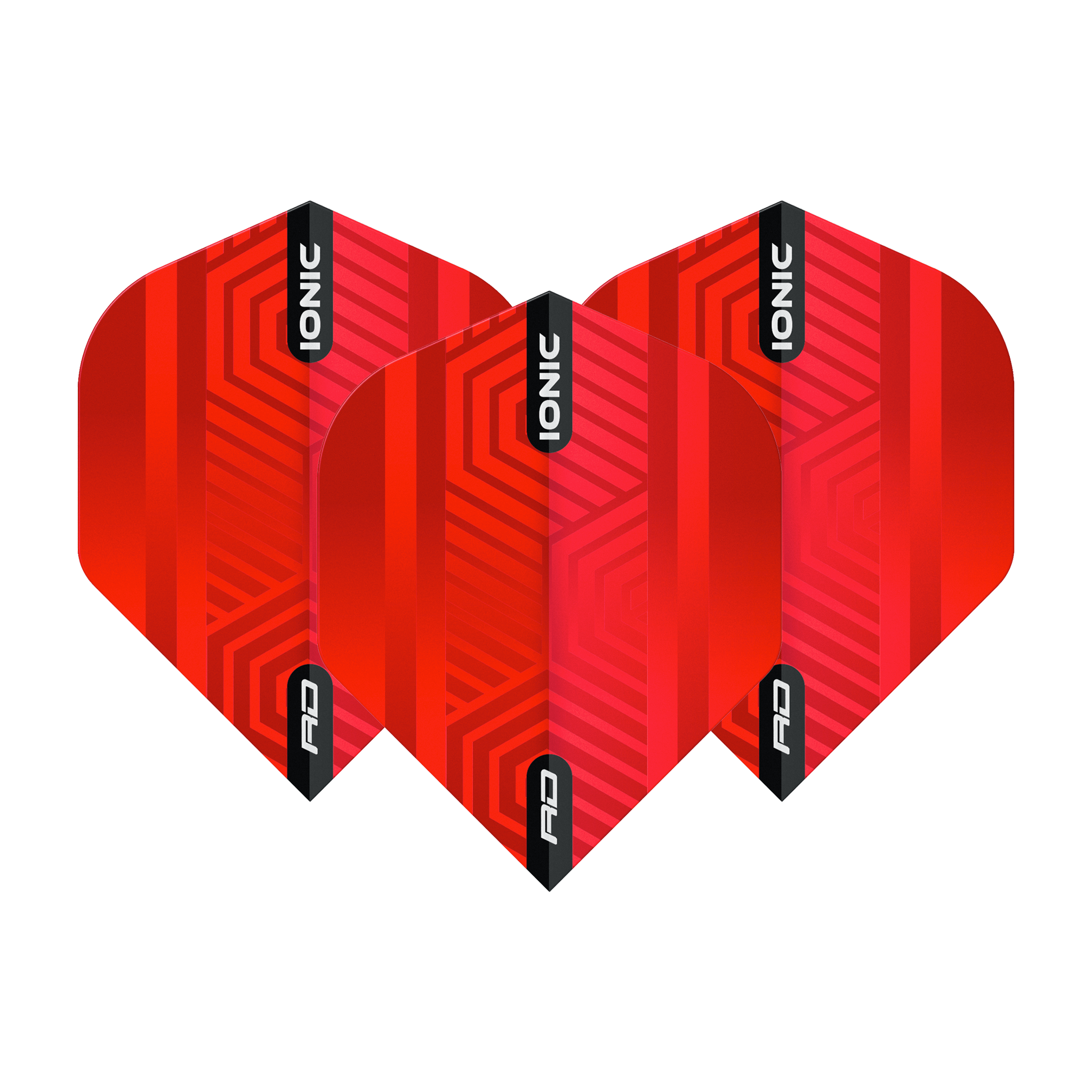 Red Dragon Hardcore Ionic Standard Dart Flights Red Flights