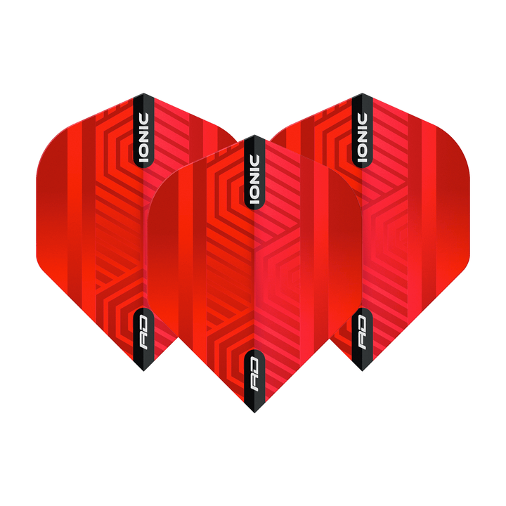 Red Dragon Hardcore Ionic Standard Dart Flights Red Flights