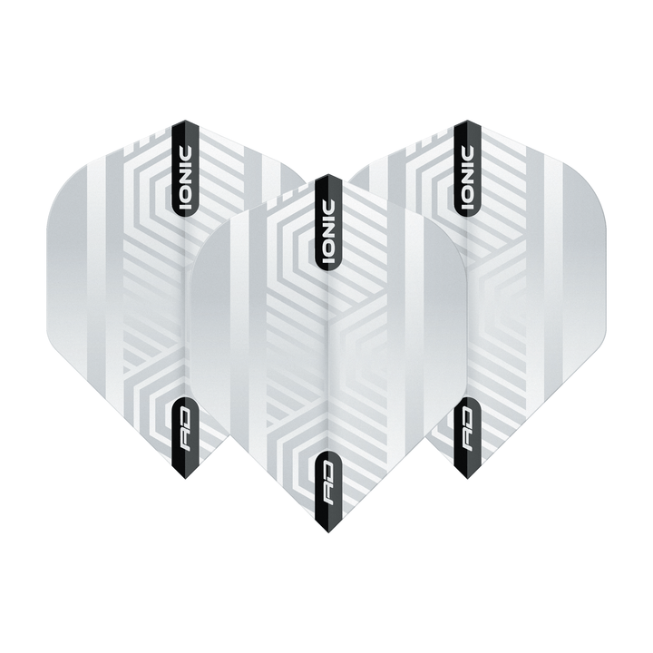 Red Dragon Hardcore Ionic Standard Dart Flights White Flights