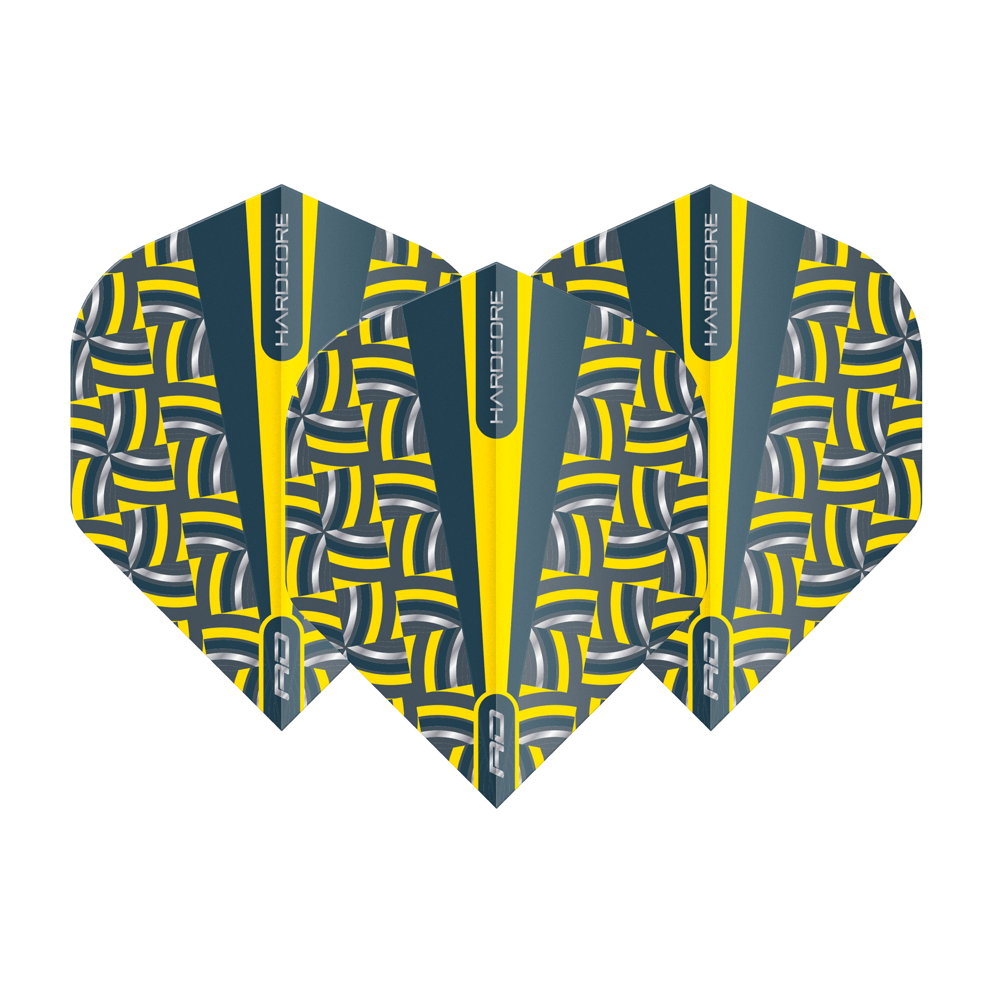 Red Dragon Hardcore Radical Rope Standard Dart Flights Yellow Flights