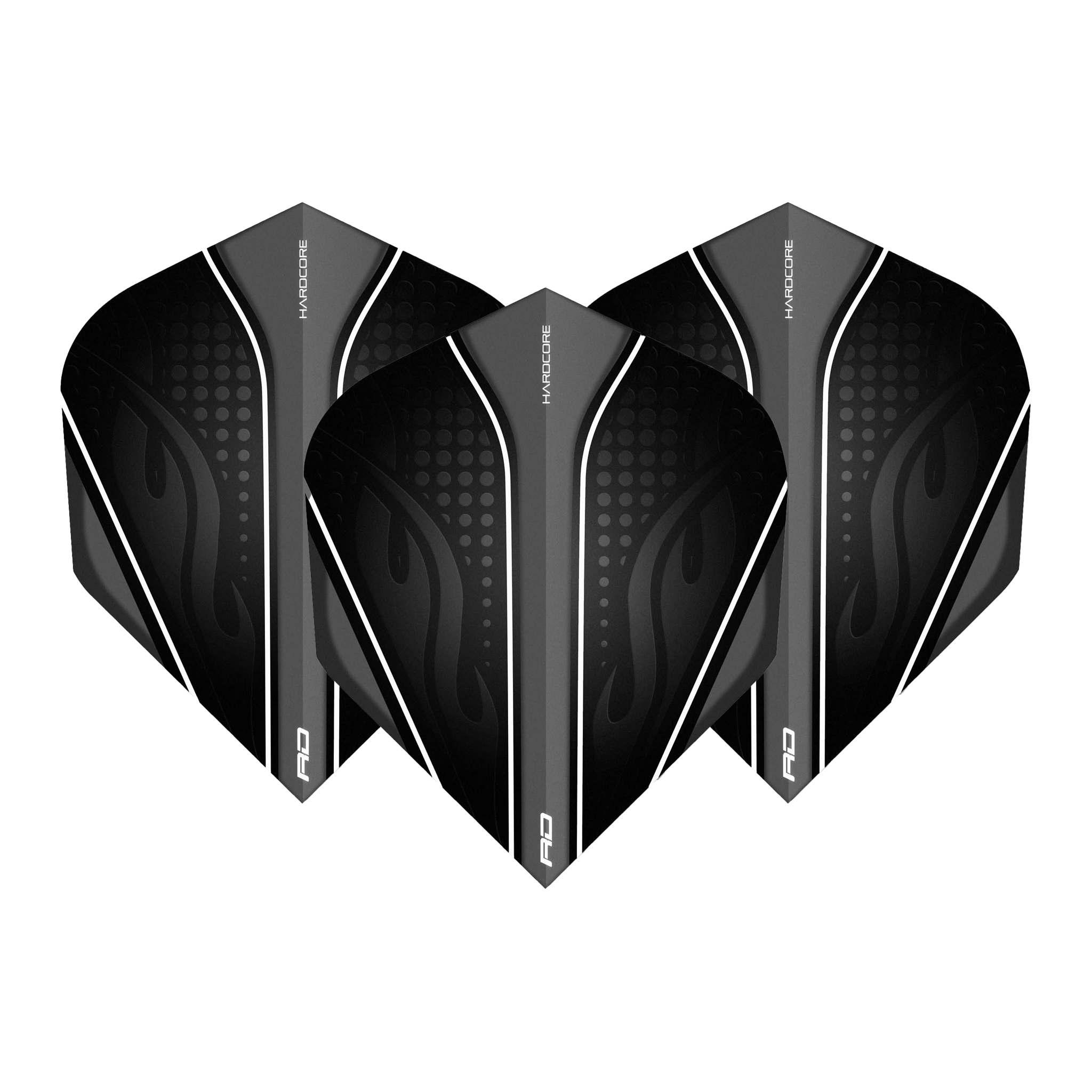 Red Dragon Hardcore Radical Standard Dart Flights Black Tint Flights