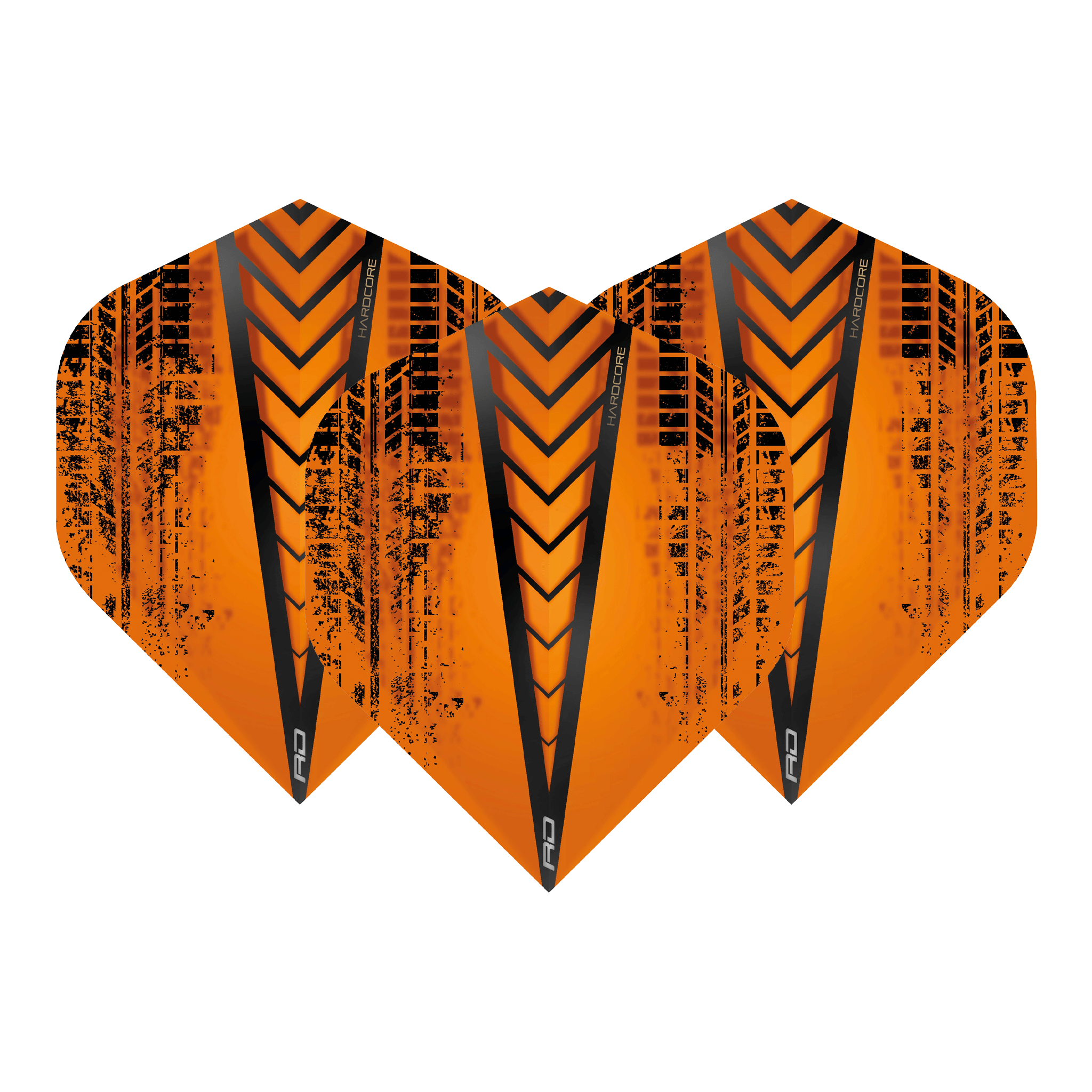Red Dragon Hardcore Radical Standard Dart Flights Orange Flights