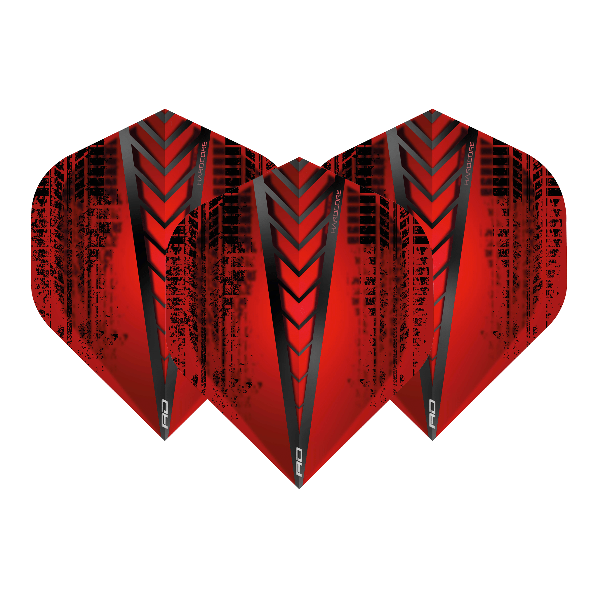 Red Dragon Hardcore Radical Standard Dart Flights Red Flights