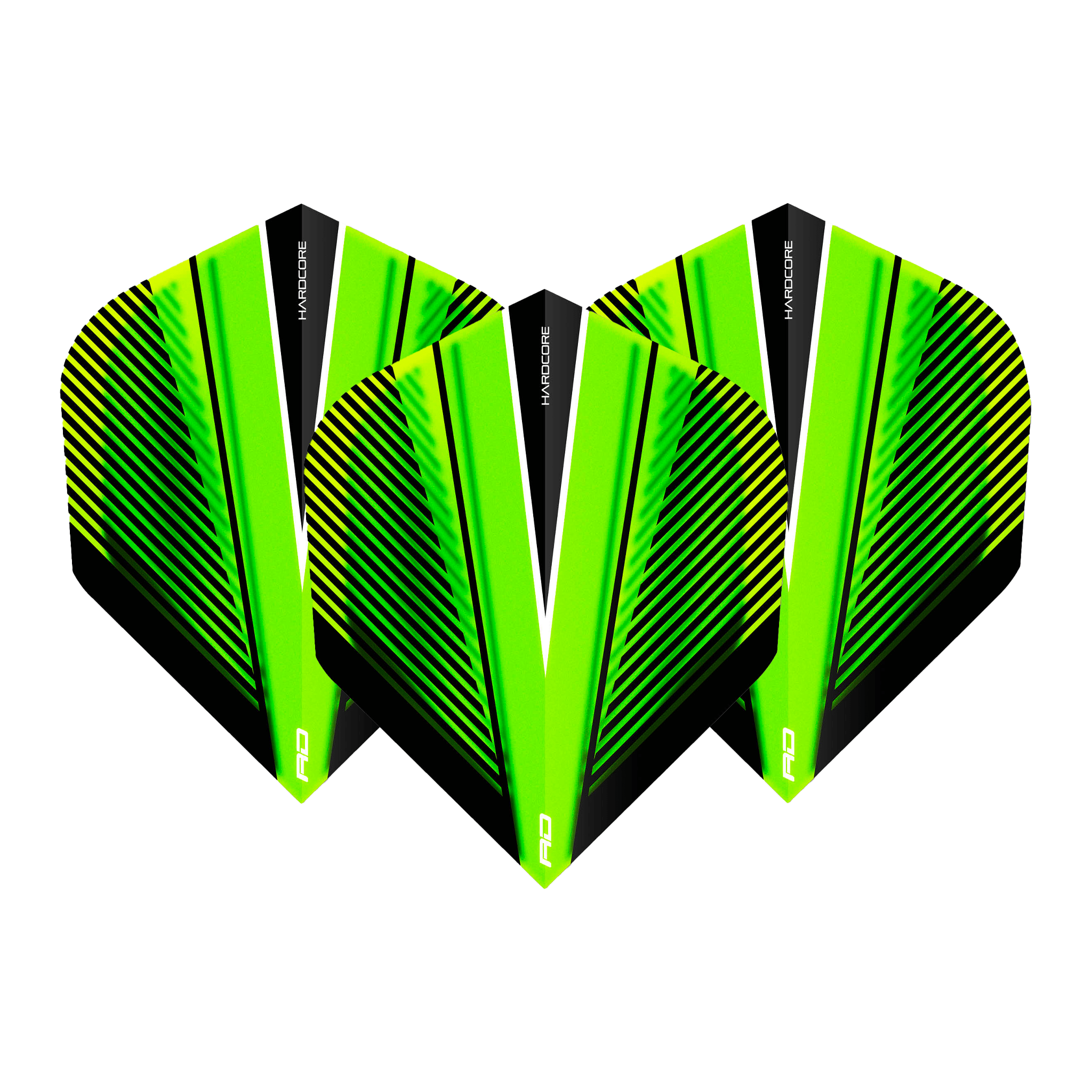 Red Dragon Hardcore Radical V Standard Dart Flights Green Flights