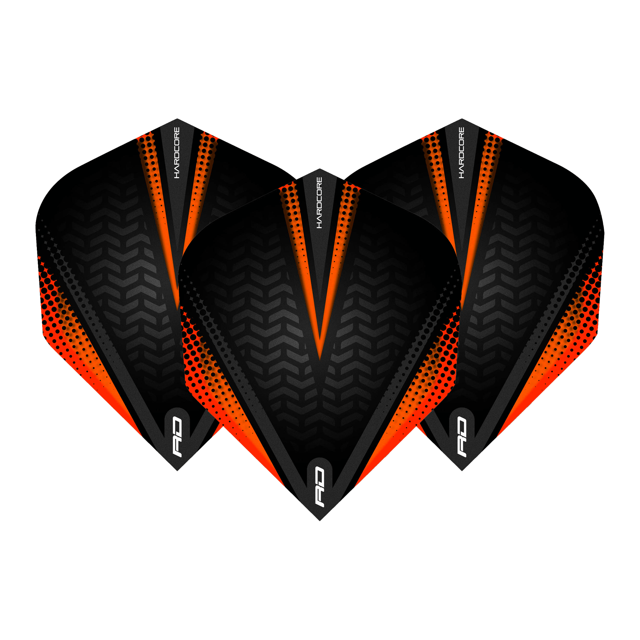 Red Dragon Hardcore Radical V Standard Dart Flights Orange Flights