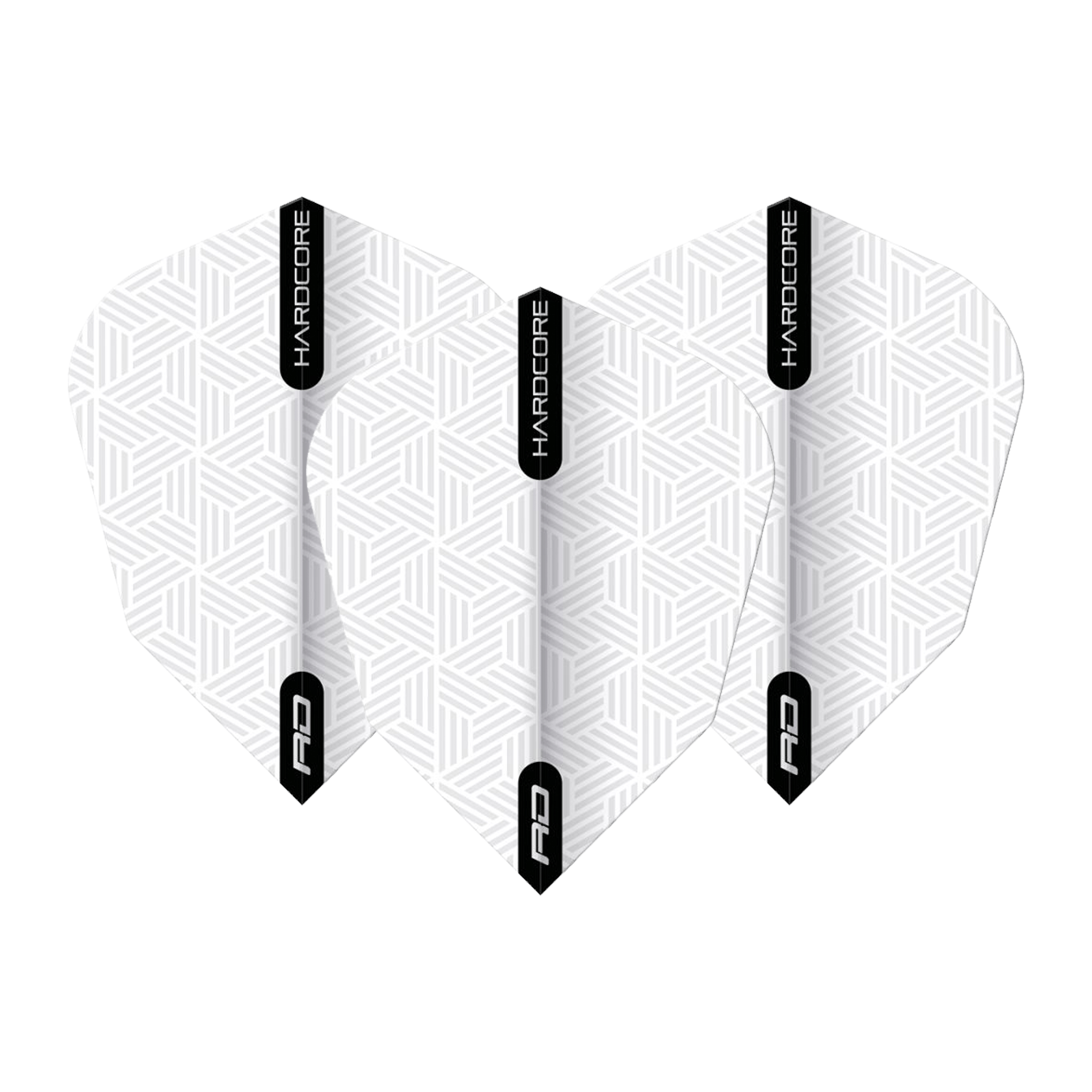 Red Dragon Hardcore XT - Dart Flights V-Standard / White Flights