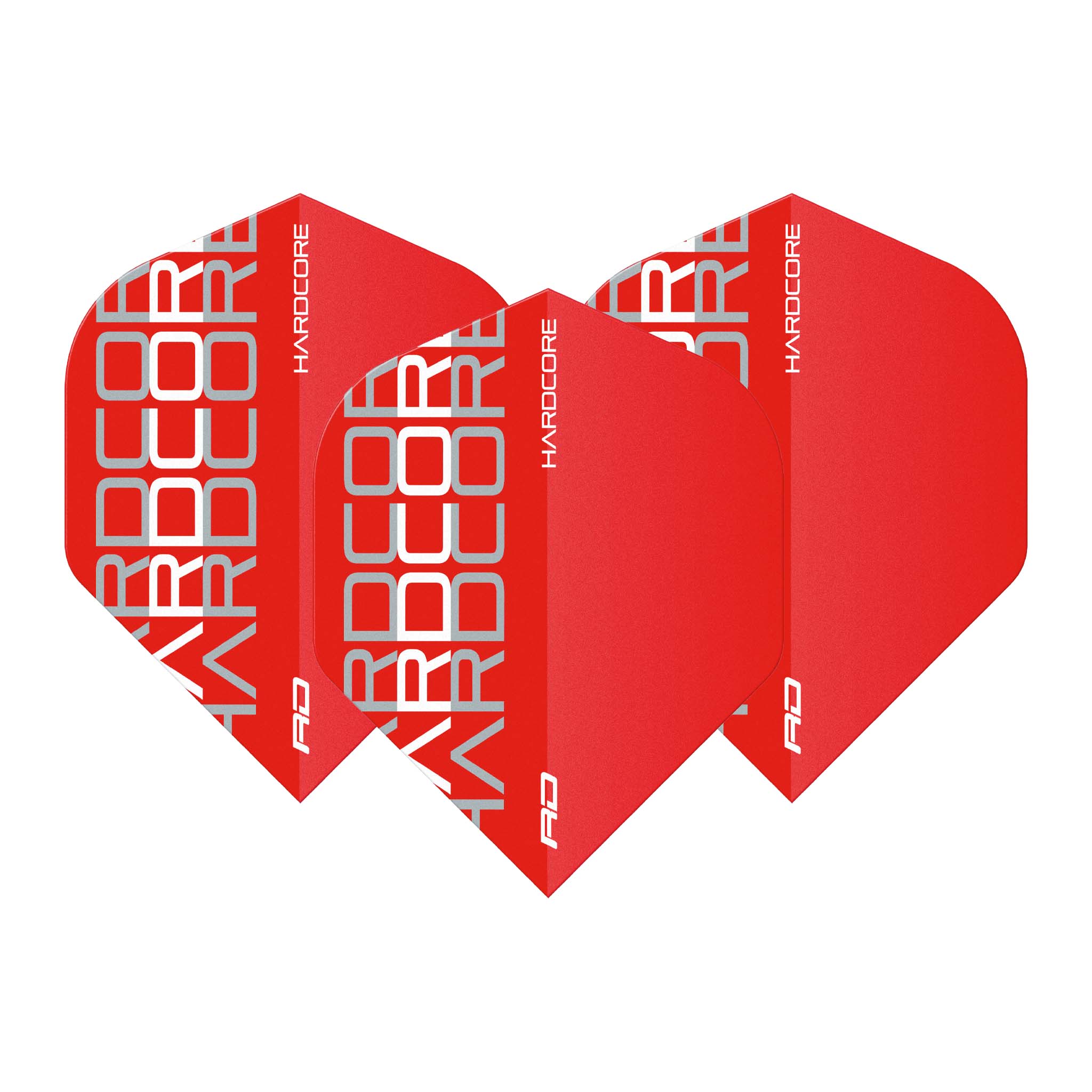 Red Dragon Hardcore XT Stack Dart Flights Standard / White / Red Flights