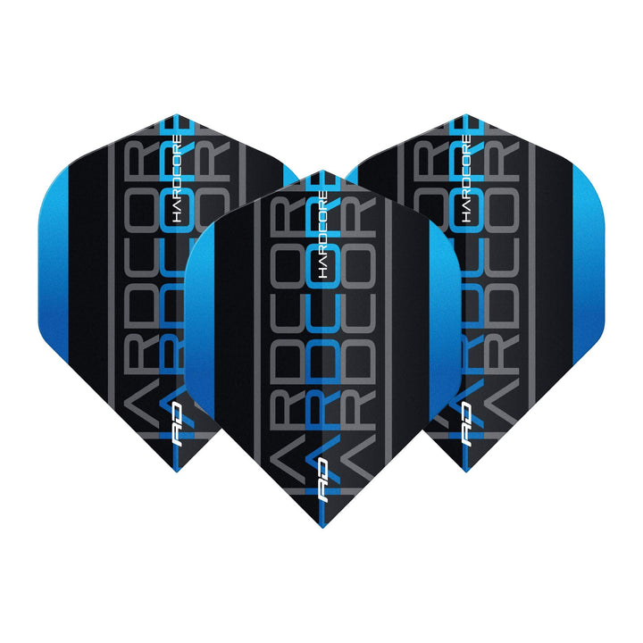 Red Dragon Hardcore XT Triple Dart Flights Blue / Standard Flights