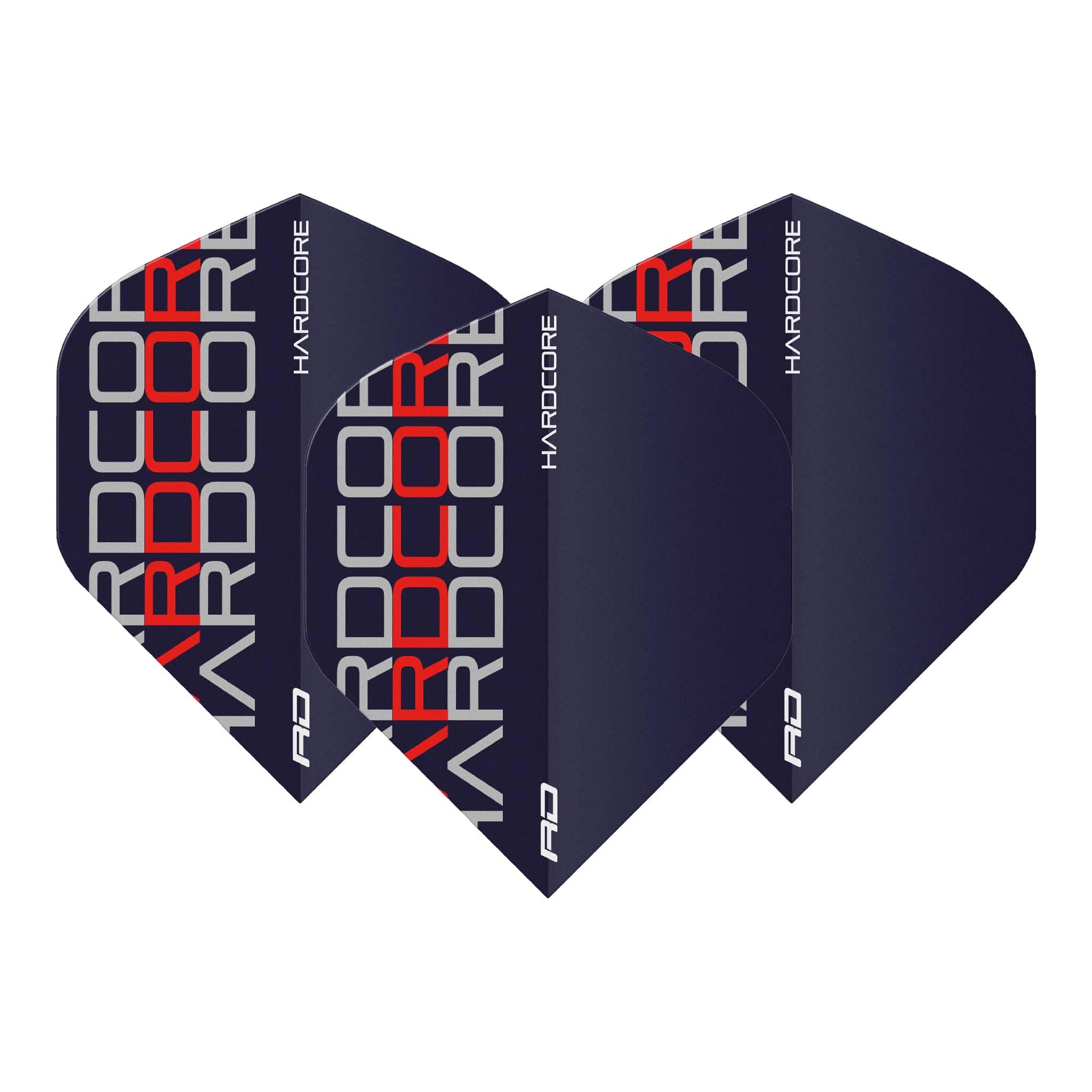 Red Dragon Hardcore XT Triple Dart Flights Standard / Red Flights