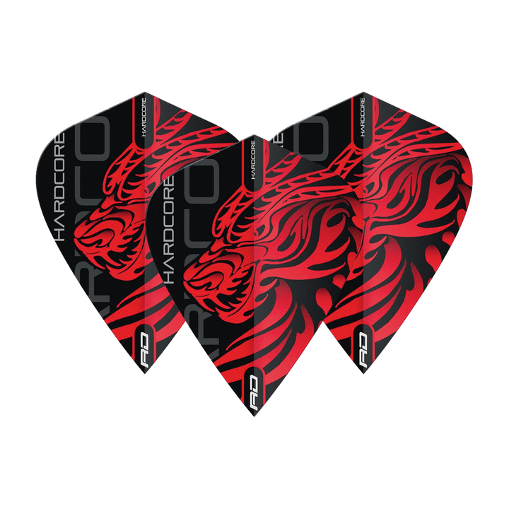 Red Dragon Jonny Clayton Hardcore Dragon Flights Red / Kite Flights