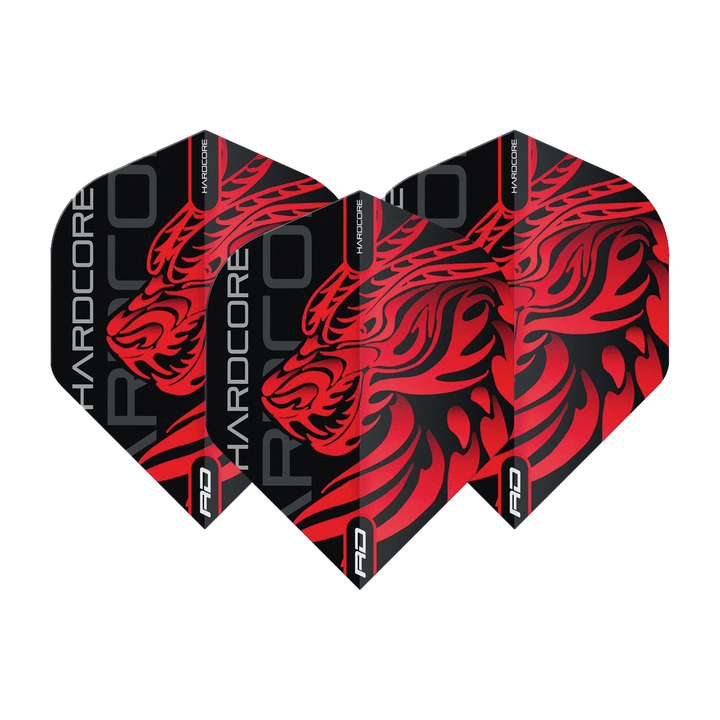 Red Dragon Jonny Clayton Hardcore Dragon Flights Red / Standard Flights