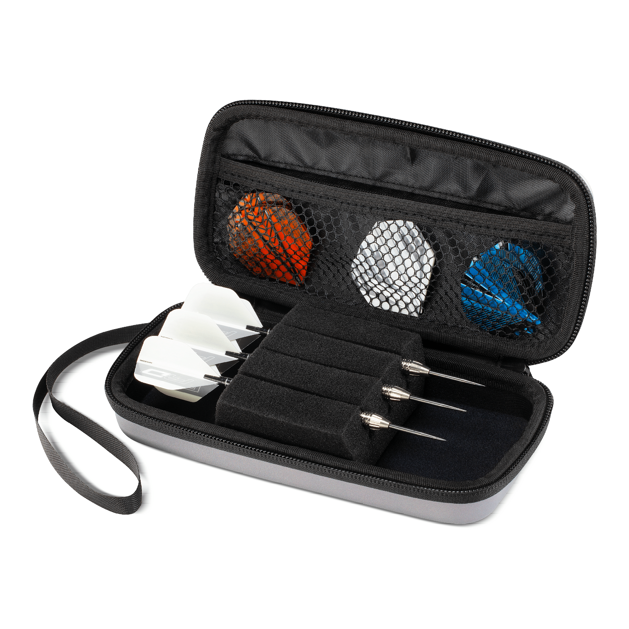 Red Dragon Monza Grey Darts Case Grey Cases