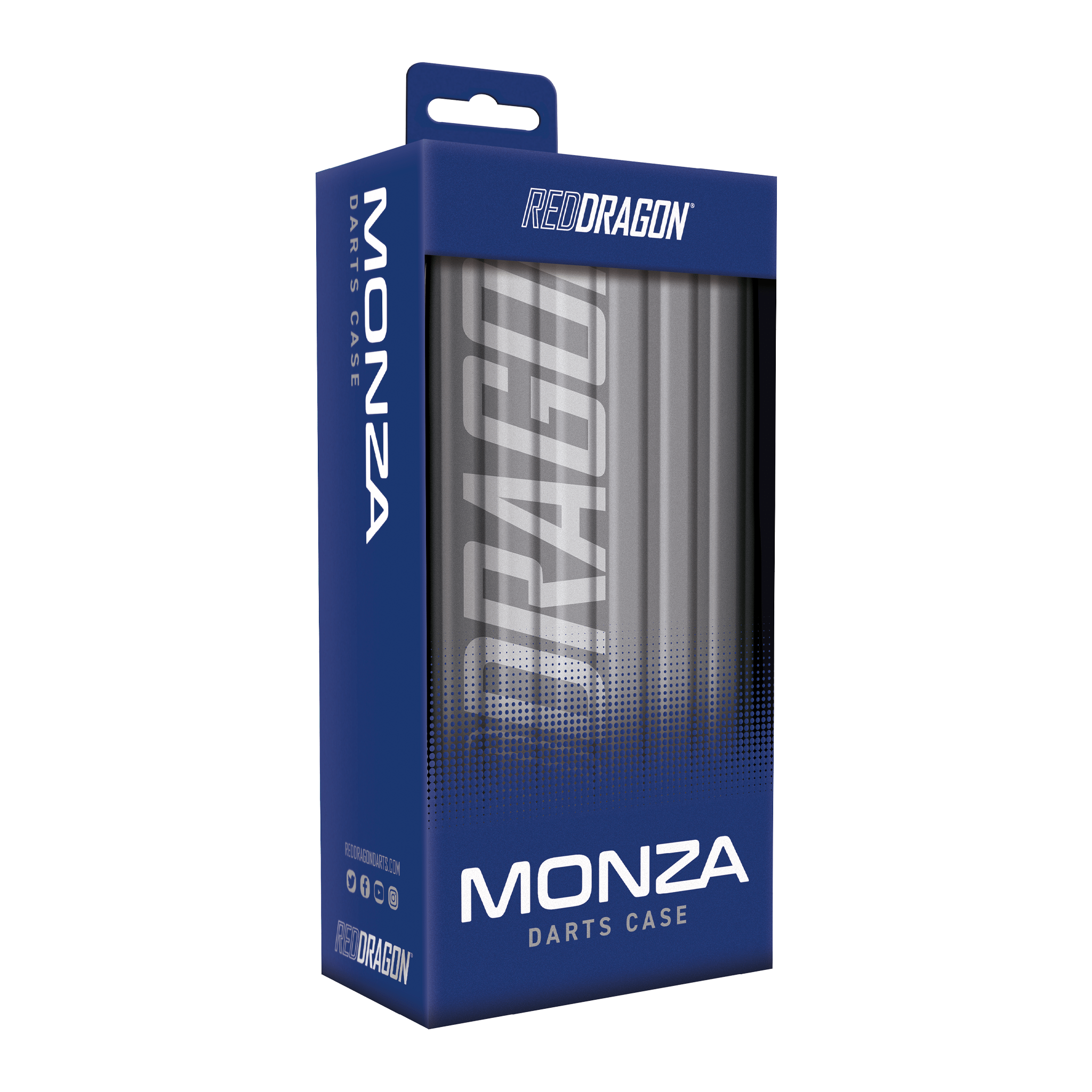 Red Dragon Monza Grey Darts Case Grey Cases