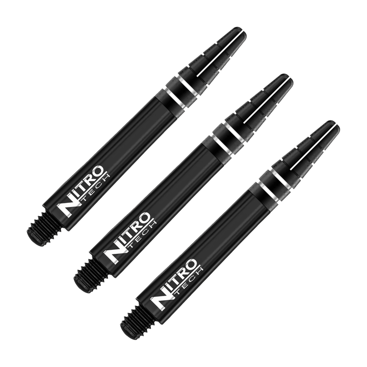 Red Dragon Nitrotech - Polycarbonate Dart Shafts Intermediate (39mm) / Black Shafts