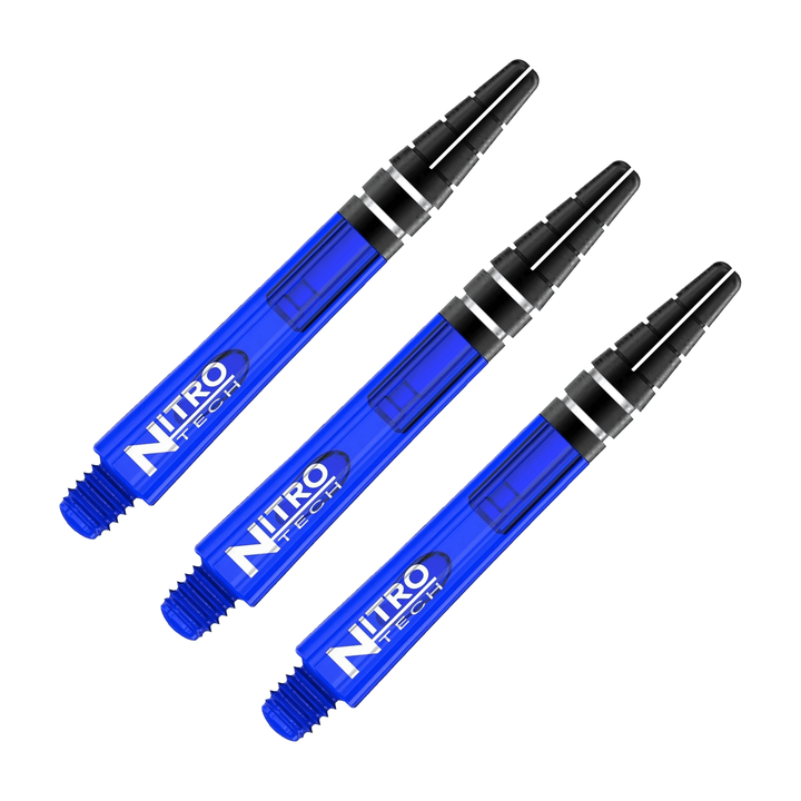 Red Dragon Nitrotech - Polycarbonate Dart Shafts Intermediate (39mm) / Blue Shafts