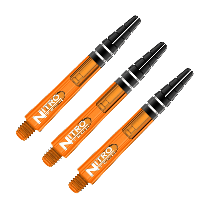 Red Dragon Nitrotech - Polycarbonate Dart Shafts Intermediate (39mm) / Orange Shafts