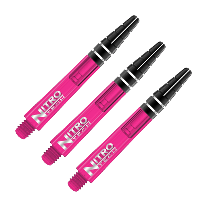 Red Dragon Nitrotech - Polycarbonate Dart Shafts Intermediate (39mm) / Pink Shafts