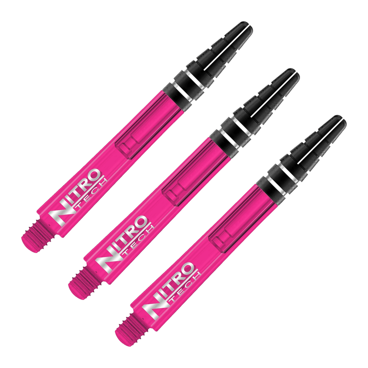 Red Dragon Nitrotech - Polycarbonate Dart Shafts Medium (42mm) / Pink Shafts