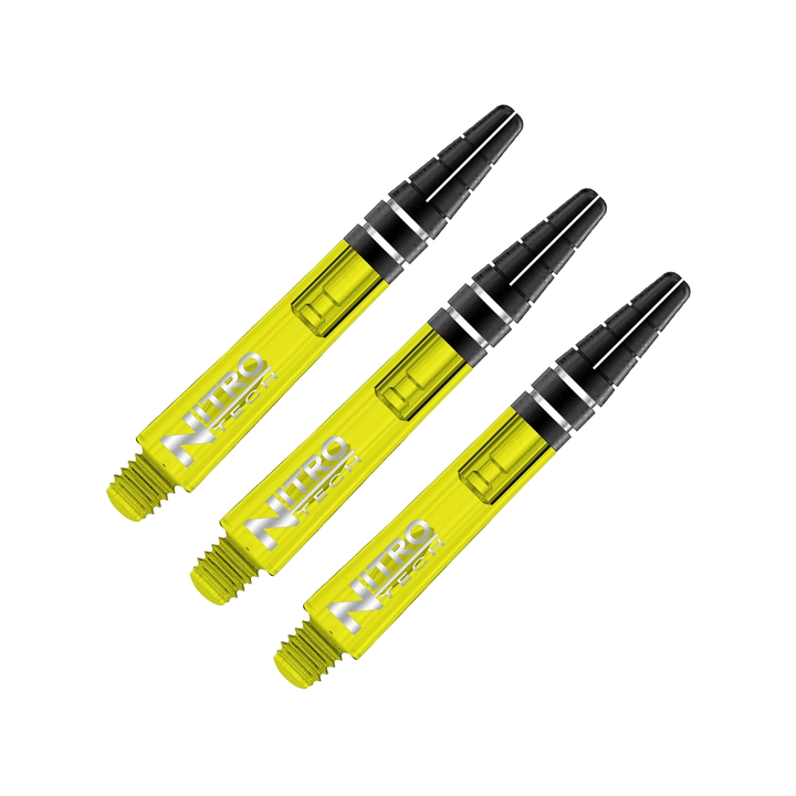 Red Dragon Nitrotech Polycarbonate Dart Shafts Yellow / Short (36mm) Shafts