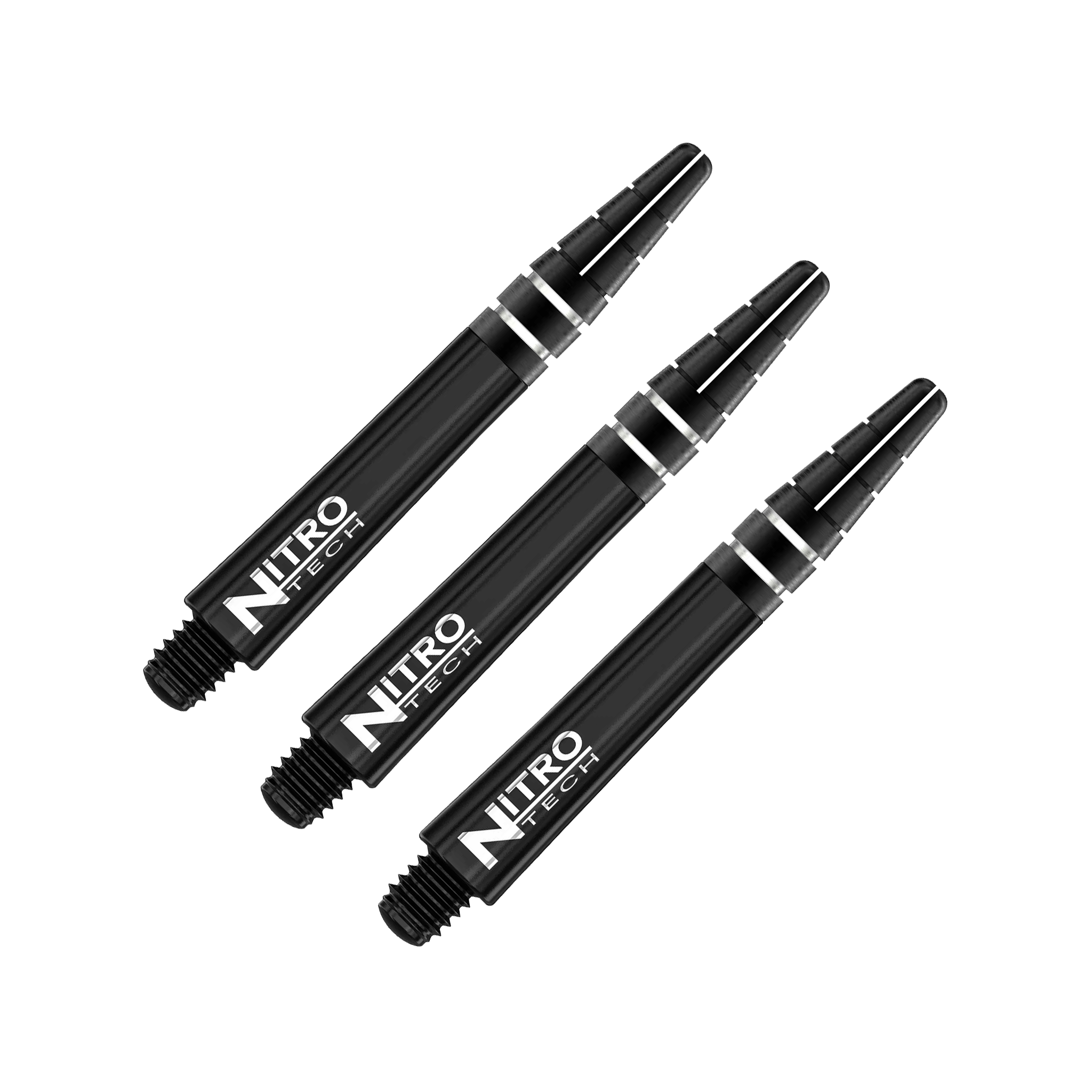 Red Dragon Nitrotech Short (36mm) Polycarbonate Dart Shafts Black Shafts