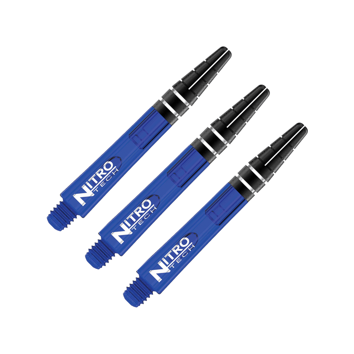 Red Dragon Nitrotech Short (36mm) Polycarbonate Dart Shafts Blue Shafts