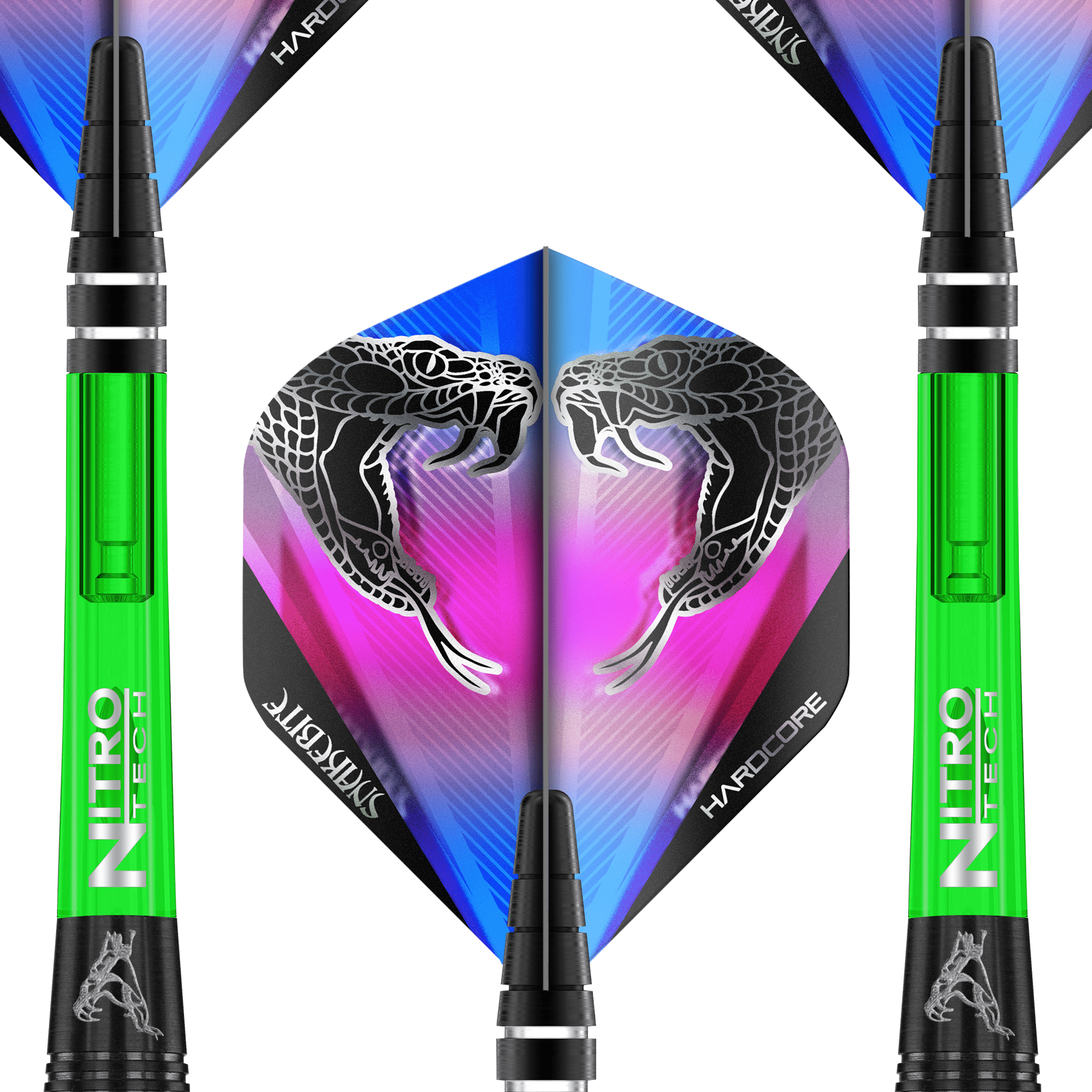 Red Dragon Peter Wright Black Strike - 90% Tungsten Soft Tip Darts Darts