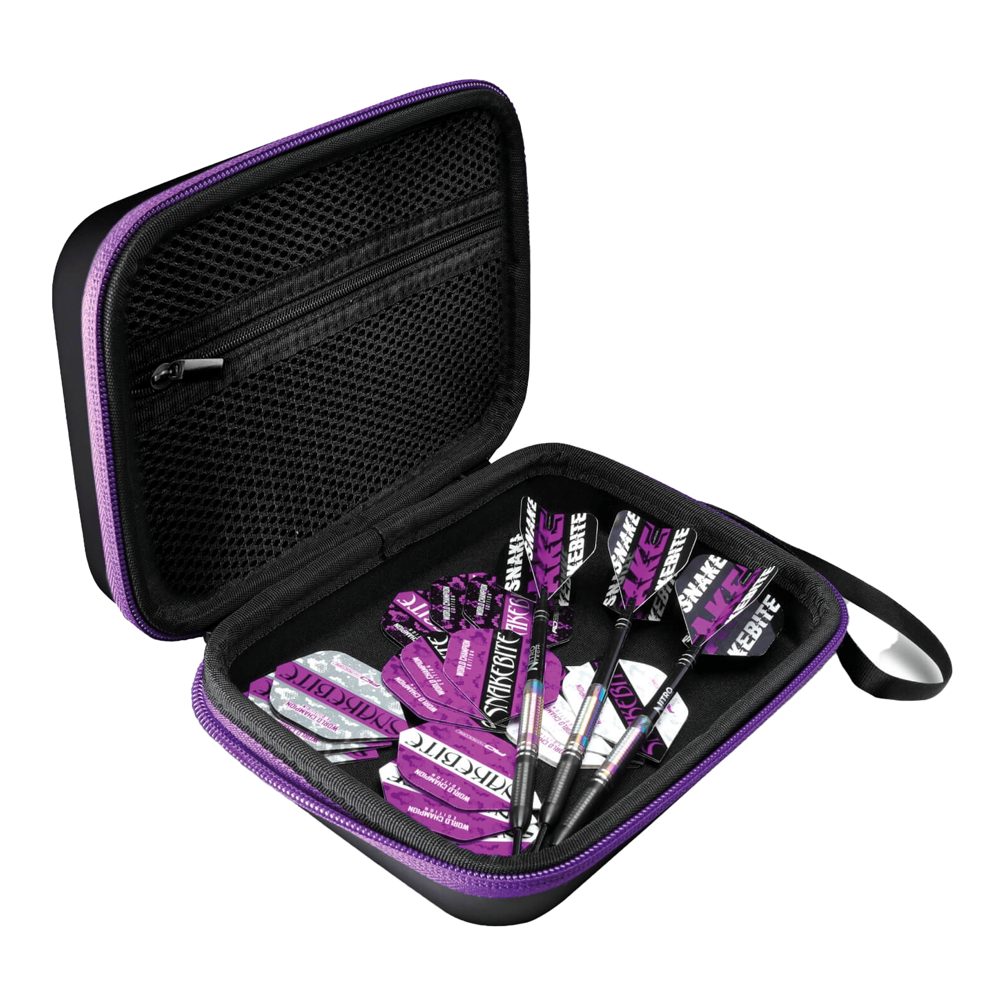 Red Dragon Peter Wright Firestone III Darts Case Black Cases