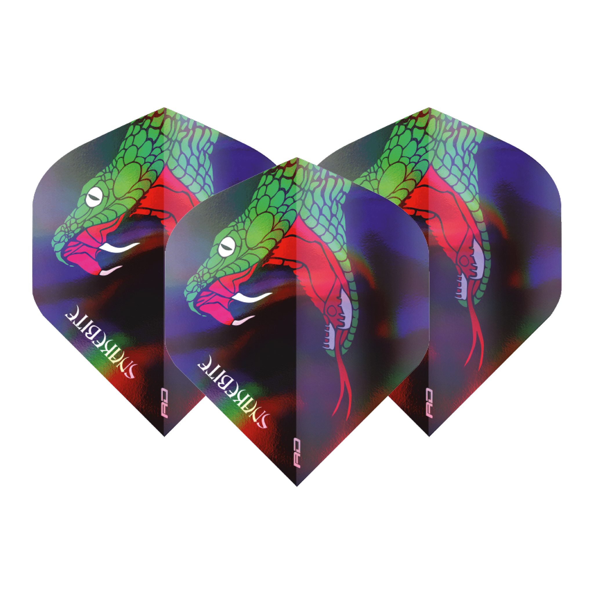 Red Dragon Peter Wright Hardcore Snake Head Flights Green / Standard Flights