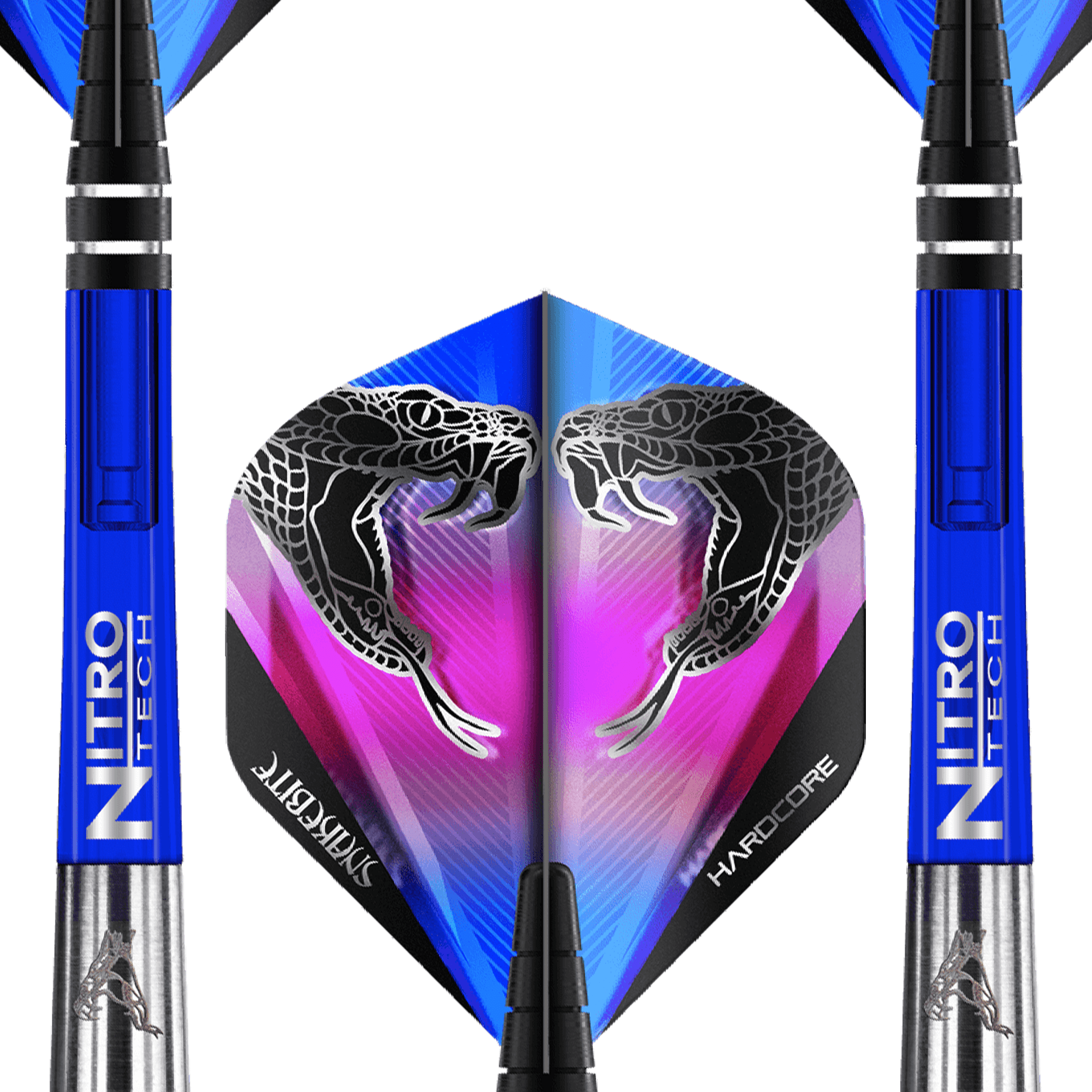 A.u.S. Onlineshop - Steel Darts (3 pcs) Peter Wright Snakebite Rainbow Mamba