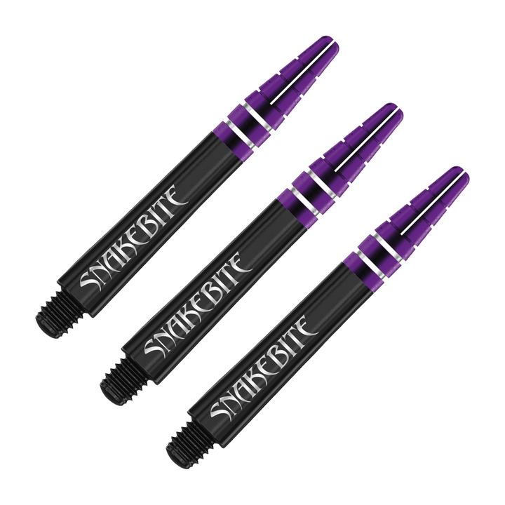 Red Dragon Peter Wright Snakebite Nitrotech - Polycarbonate Dart Shafts Intermediate (39mm) / Black Shafts