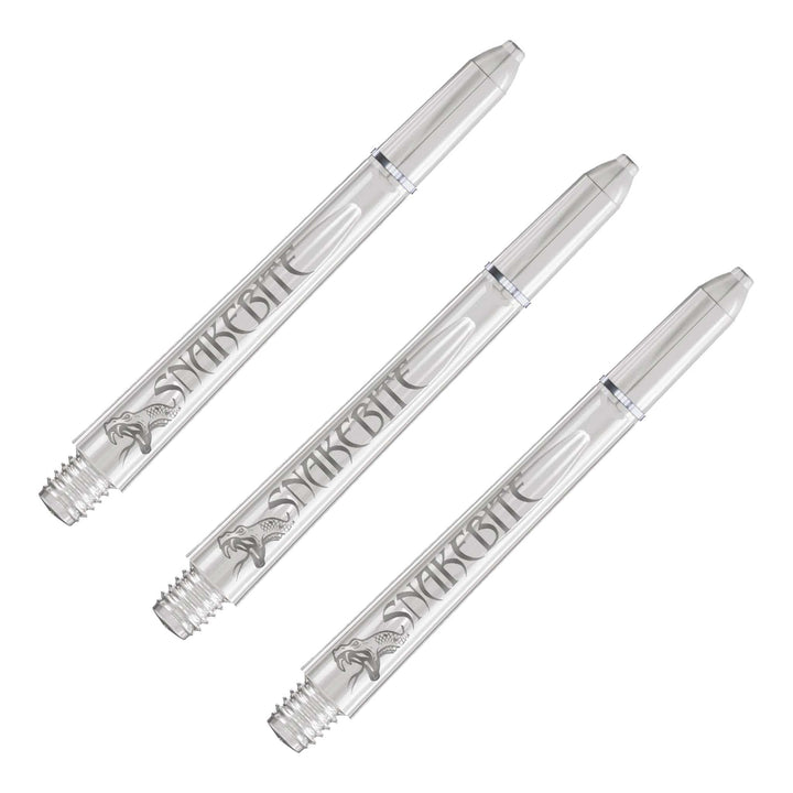 Red Dragon Peter Wright Snakebite Signature - Polycarbonate Dart Shafts Medium (48mm) / Clear Shafts