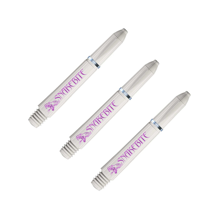 Red Dragon Peter Wright Snakebite Signature - Polycarbonate Dart Shafts Short (35mm) / White Shafts