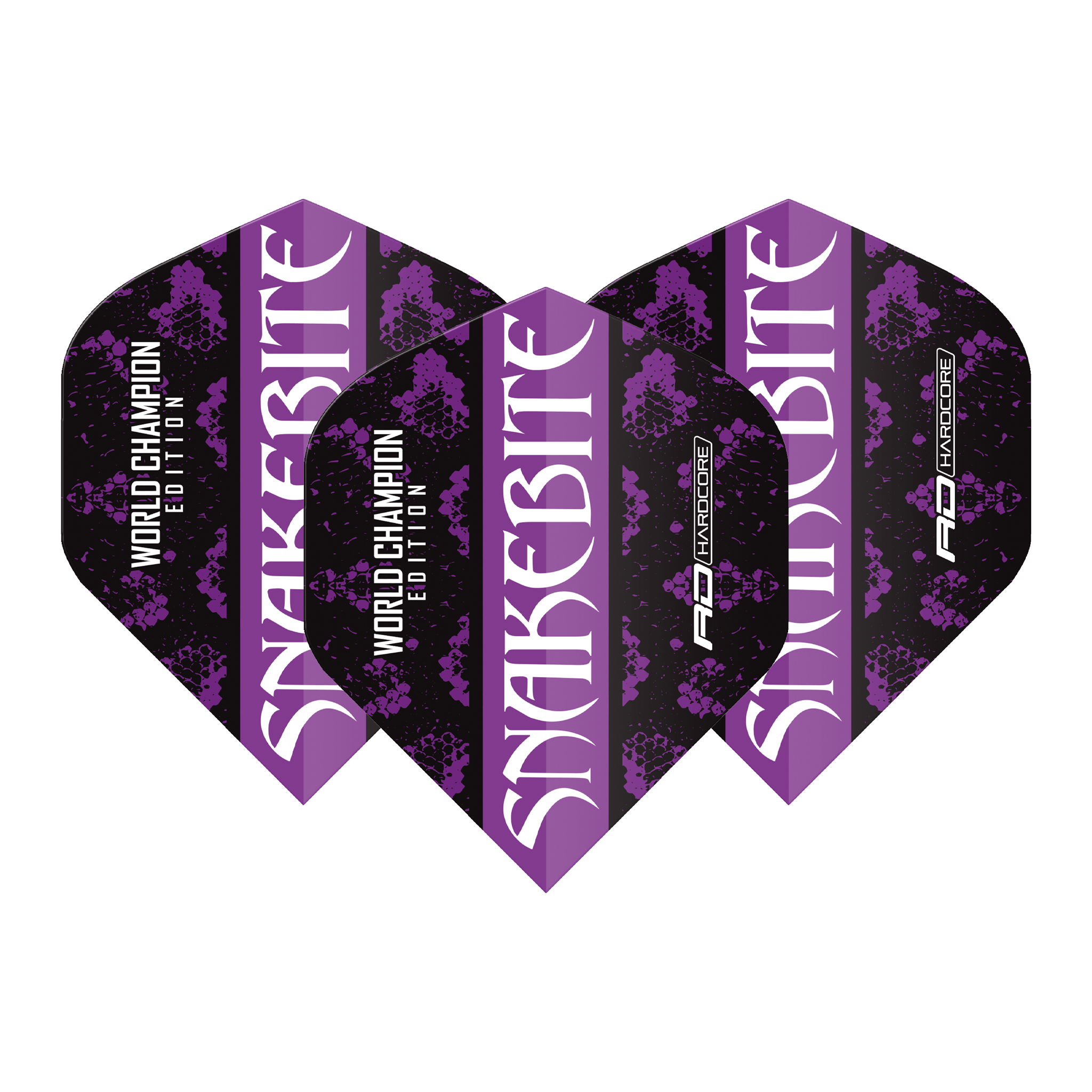 Red Dragon Peter Wright World Champ Standard Dart Flights Black Flights