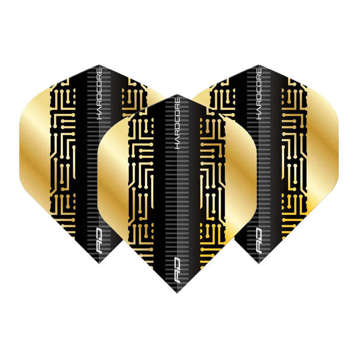 Red Dragon Premium Gold - Hardcore Dart Flights Flights