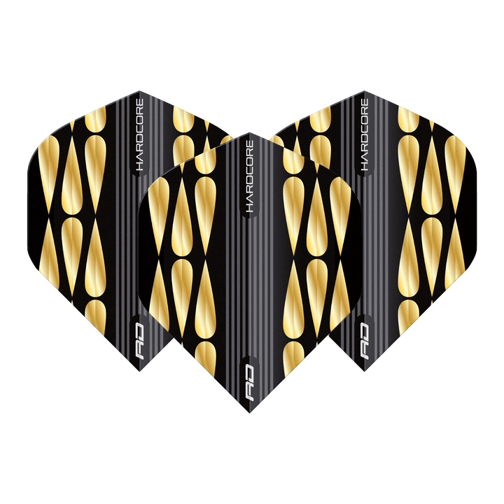 Red Dragon Premium Gold - Hardcore Dart Flights Flights