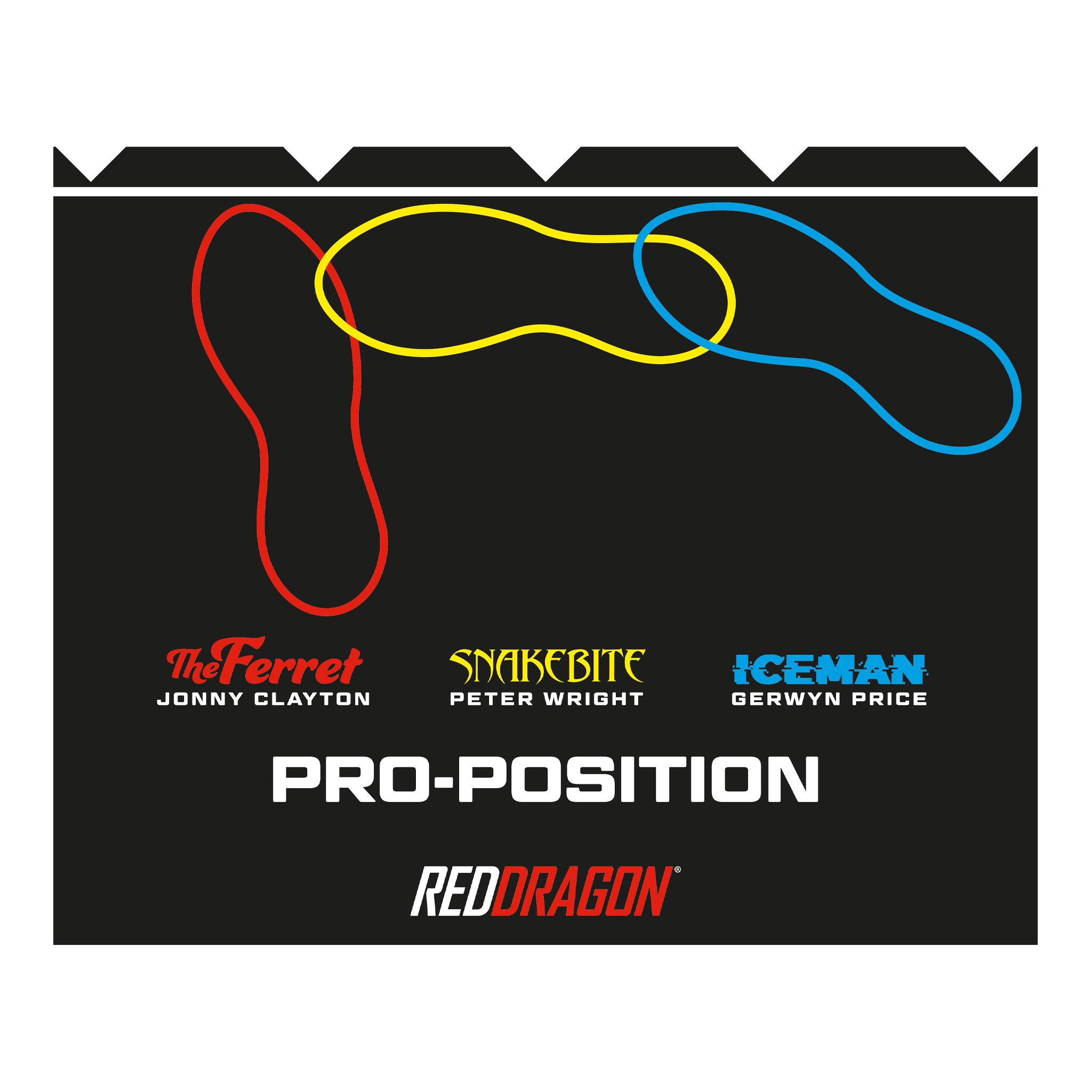 Red Dragon Pro Position - Dart Mat Boards