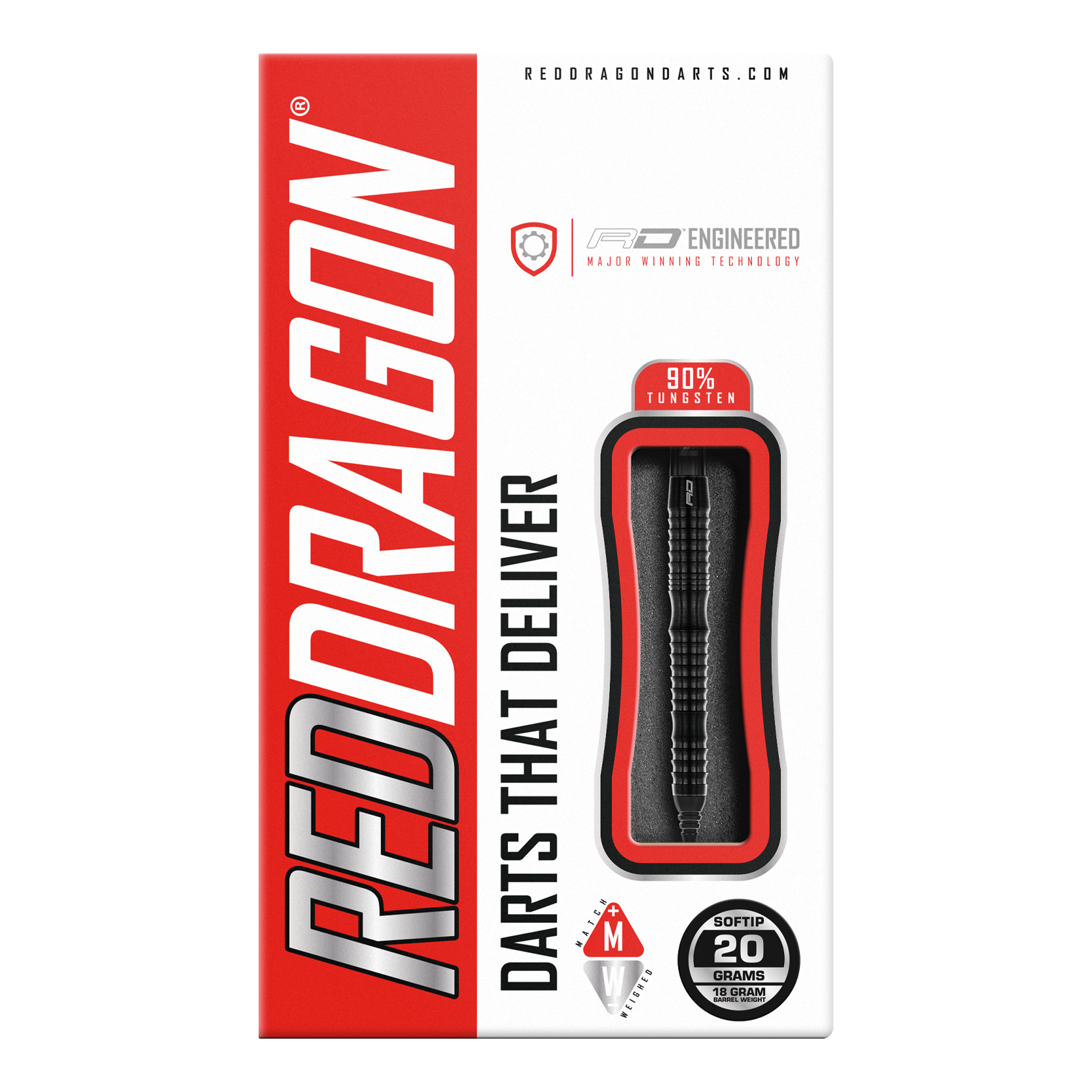 Red Dragon Razor Edge Extreme - 90% Tungsten Soft Tip Darts 20 Grams Darts
