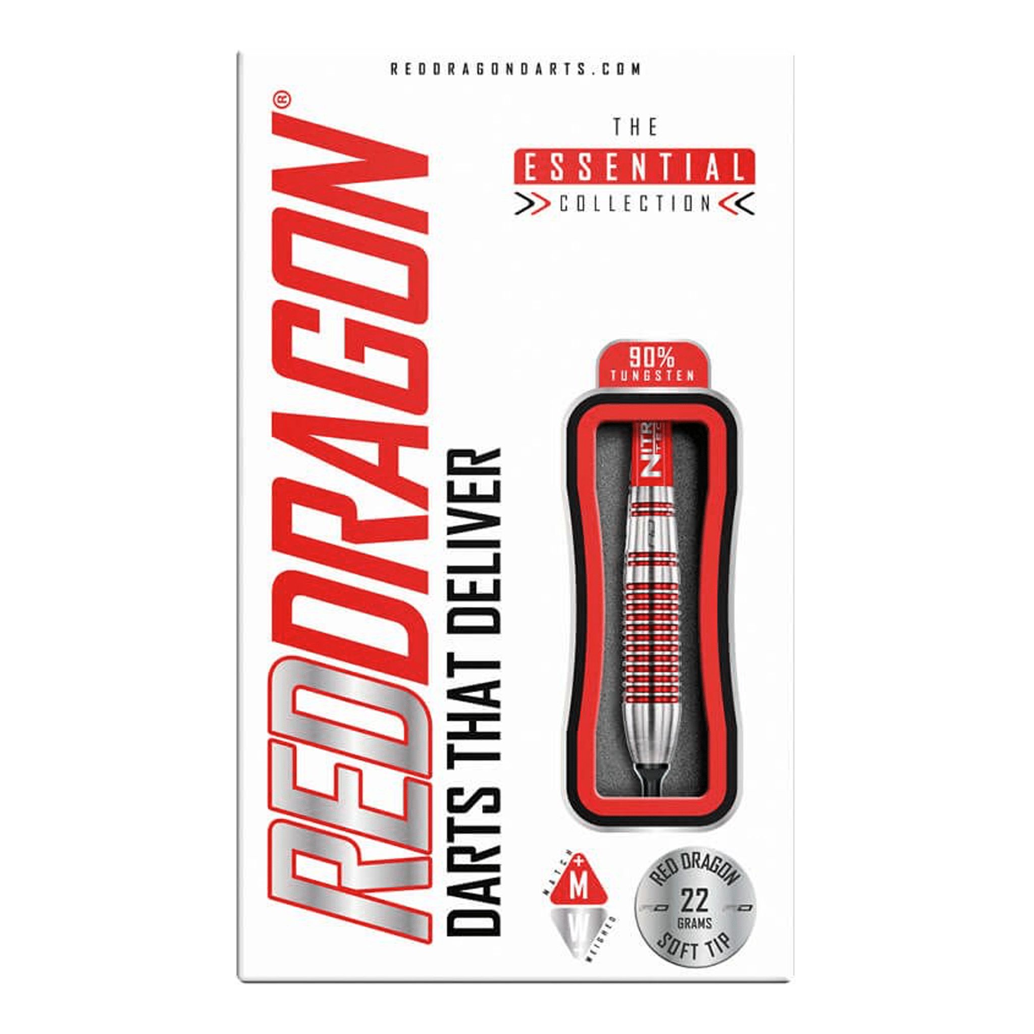 Red Dragon Reflex - 90% Tungsten Soft Tip Darts 22 Grams Darts