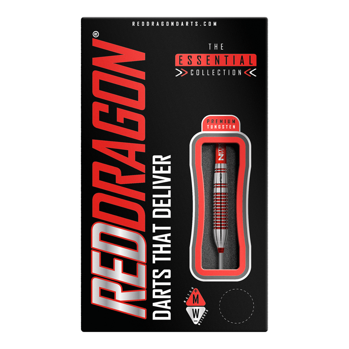 Red Dragon Axis Tungsten Darts – 24 Gram, 90% Wolfraam, Set Van 3, Met Flights, Shafts En Etui
