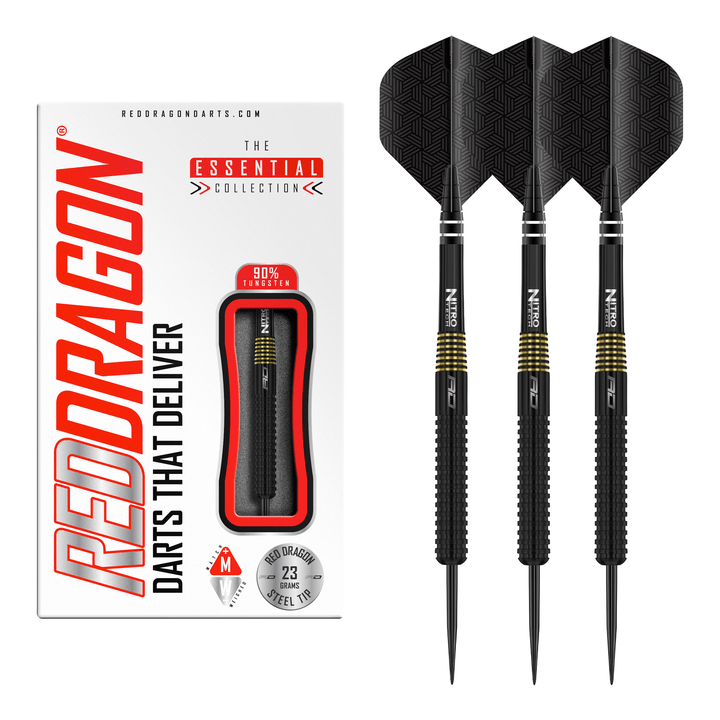 Red Dragon Seiya Asakura Steel Tip Darts - 90% Tungsten - 23 Grams Darts