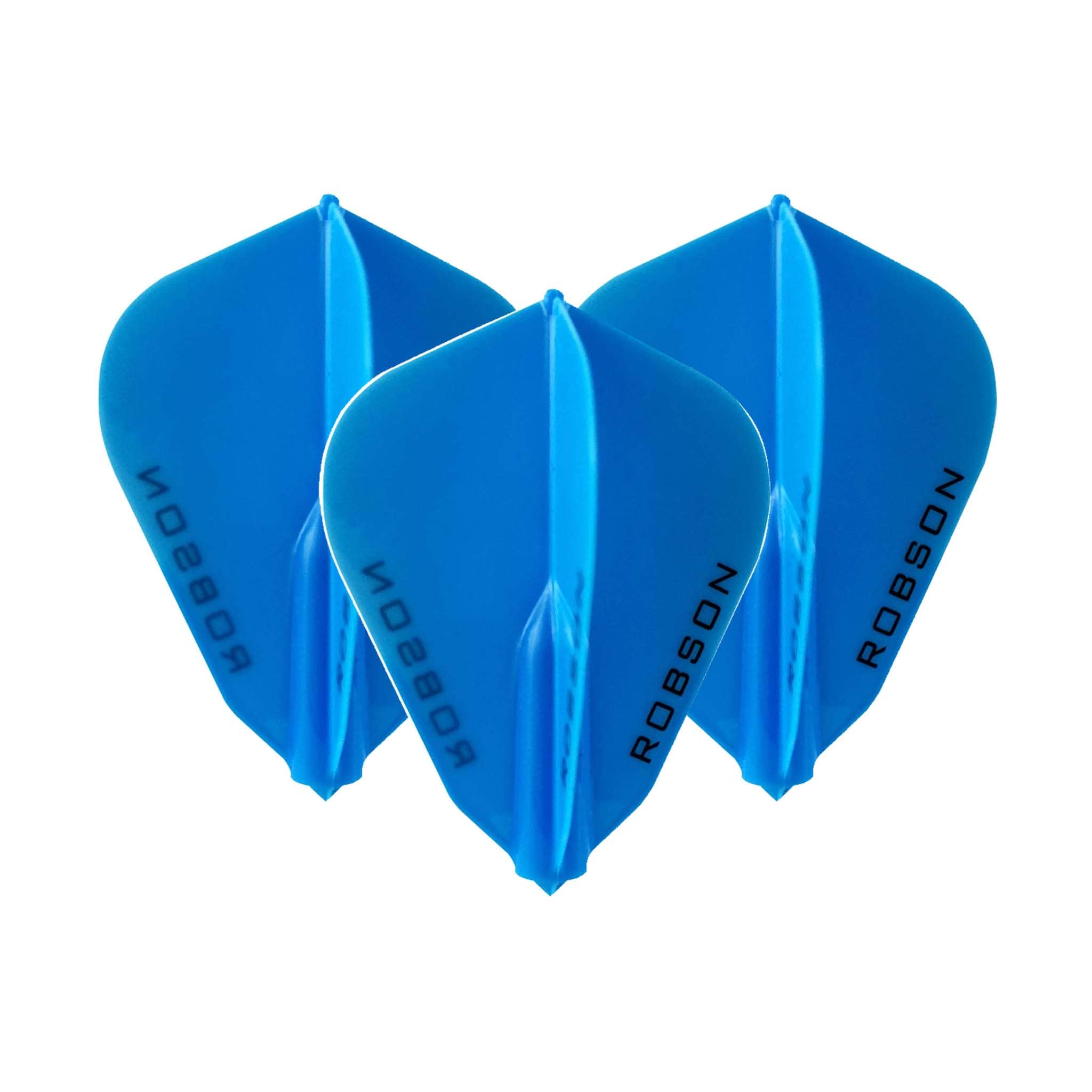 Robson Robson Plus - Moulded Dart Flights F Shape / Blue Flights
